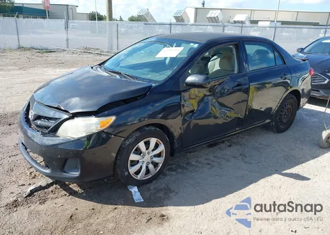 2012 Toyota Corolla Le из США, поврежденный, VIN 5YFBU4EE9CP065772